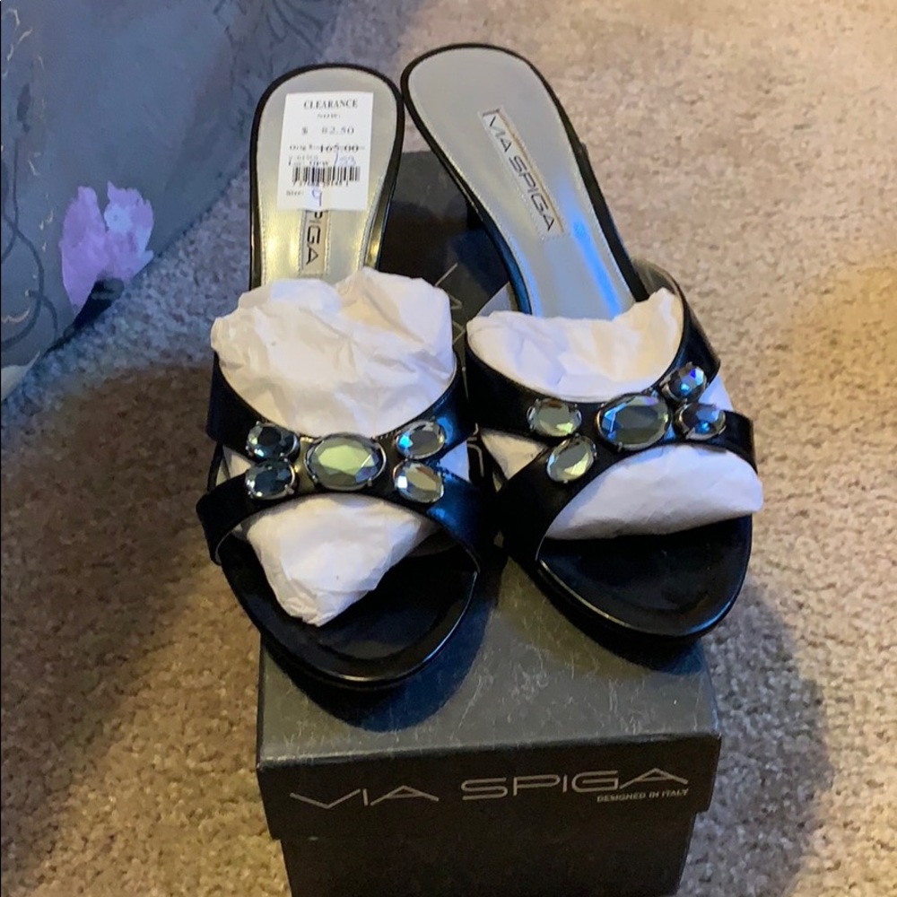 Via spiga heeled sandals